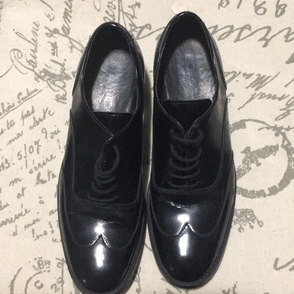 Women Oxford shoes - leather - Made in Italy